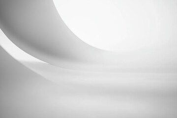 Poster - A close-up shot of a curved surface in black and white