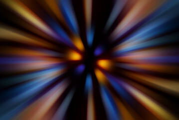 abstract futuristic blurred background. lightning explosion effect, data flow rays imitation. abstra