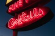 © Kat Schleicher/Stocksy - Neon cocktails sign glowing at night