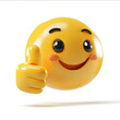 © estrel - 3d emoji for thumbs up