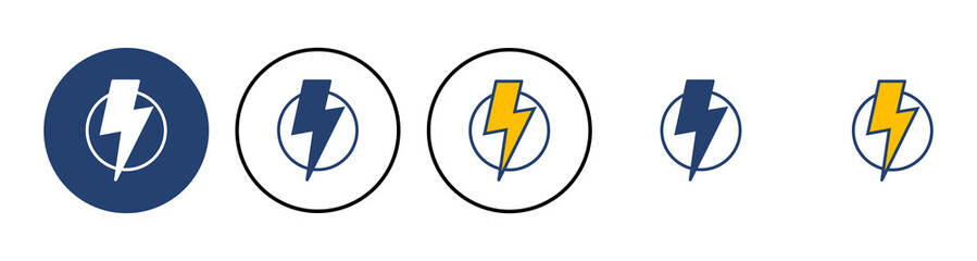 Wall Mural - power icon vector. power switch icon. electric power