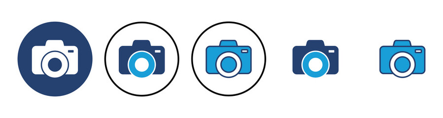 Camera icon vector. photo camera icon. camera photography icon.