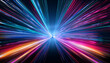 © Joseph - dynamic tech background displays fast speed lines colorful light streaks create futuristic scene high tech vibes abstract digital art modern tech illustration futuristic tech aesthetic