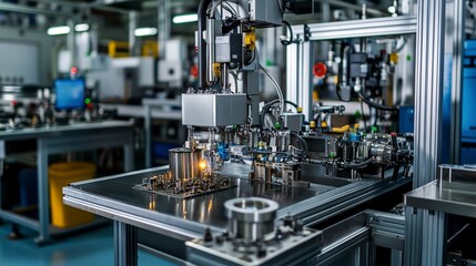 Poster - Efficient resource utilization in low-cost production lines modern factory optimization overview