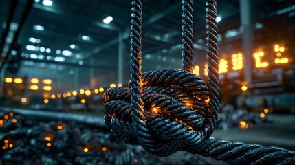 Aufkleber - Industrial action strength of composite materials warehouse setting close-up view manufacturing environment