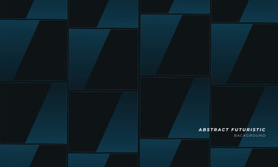 Wall Mural - square digital light on blue background. vector illustration.