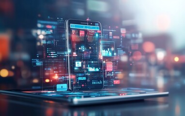 Aufkleber - Ecommerce and AI management concept