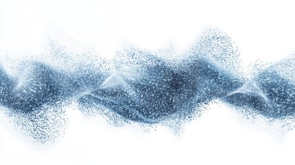 Poster - futuristic network of big data visualization isolated on clean white background for technology conce