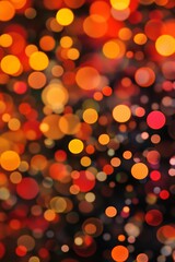 Poster - Abstract Colorful Dots Connected by Light in a Dreamy Backdrop for Creative Data Visualization