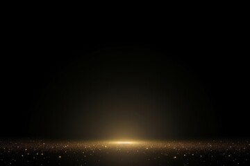 Wall Mural - gold glitter top border light background universe.