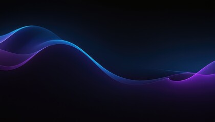 Poster - Abstract background with pink and purple flowing lines design
10