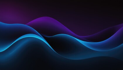 Poster - Abstract background with pink and purple flowing lines design
1