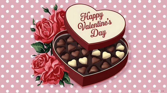 Valentines day background with heart pattern and typography of happy valentines day text . Vector illustration. Wallpaper, flyers, invitation, posters, brochure, banners.