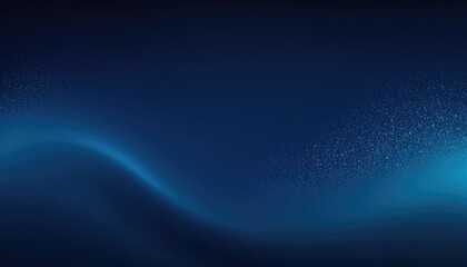 Poster - A blue background with a line of waves and a blue background
7