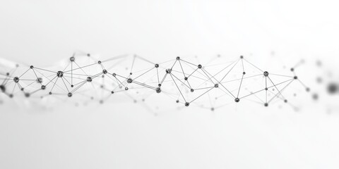 Poster - a series of lines and dots that form a pattern