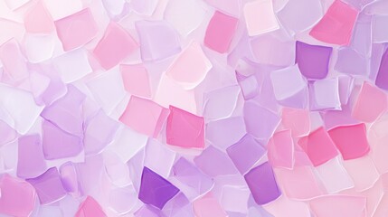 Poster - Elegant pastel lavender and pink grid fragments create an airy, modern design for creative projects and decor accents