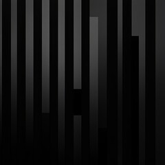 Poster - A sleek and modern abstract design featuring vertical black stripes, perfect for minimalist backgrounds and contemporary themes.