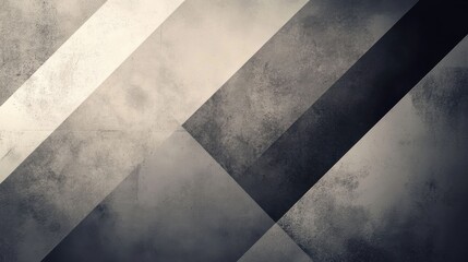 Leinwandbilder - Abstract monochrome pattern in muted gray tones creates a minimalist composition with balanced lines and shapes