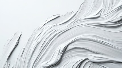 Poster - Textured light gray background with subtle shading and brushstroke patterns for minimalistic design applications