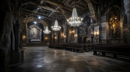 Discovering the stunning architecture and spiritual heritage of wieliczka salt mine's grand chapel in poland