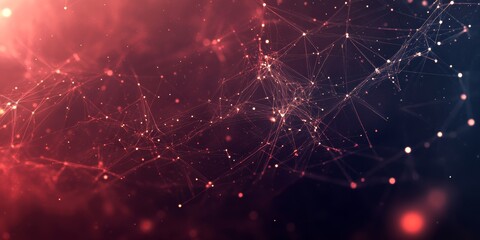Poster - explore a stunning abstract digital network background featuring intricate connections and vibrant l