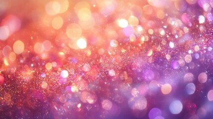 Aufkleber - A shimmering abstract glitter backdrop with bright fireworks, combining the holiday cheer of Christmas Eve and the fireworks of th of July for a festive feel.