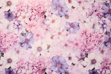 Wall Mural - Floral pastel asteraceae outdoors geranium.