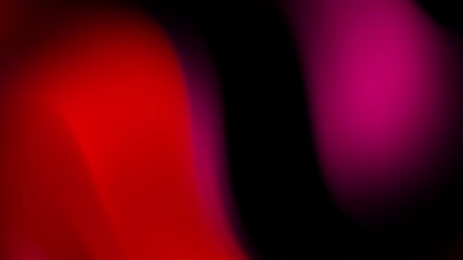 Wall Mural - Abstract gradient design featuring fluid red and black tones.