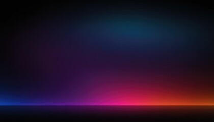 Poster - A purple colored background with a rainbow colored effect
1
