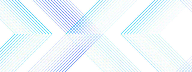 Leinwandbilder - Abstract white and blue color geometric dynamic lines pattern. modern minimalistic pale geometric pattern with tech lines. line elegant white striped diagonal line technology concept