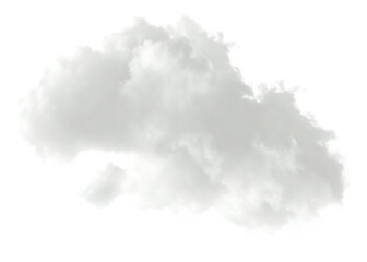 Wall Mural - cloud isolated on white background.png