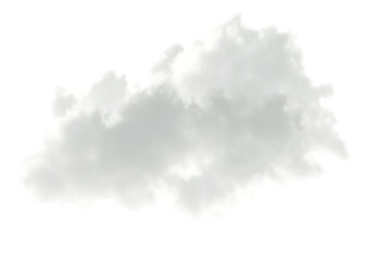 Wall Mural - cloud isolated on white background.png