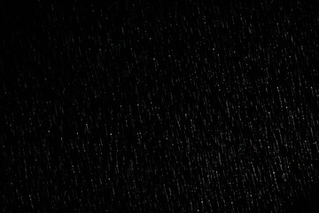 Wall Mural - rain drop effect, black background,