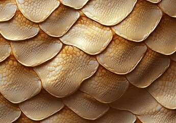 Poster - Detailed Scales of a Reptile Showing Texture and Color Gradient, Highlighting Nature's Intricacies in a Close-Up Shot for Educational or Artistic Use