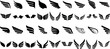 © Arafat - wing vector set, wing logo designs. Various artistic wing illustrations, bird, angel, bat, eagle, and minimalist wing icons for branding, tattoos, emblems, or fantasy design projects