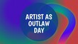 © Reabetswe - Artist as Outlaw Day web banner design illustration