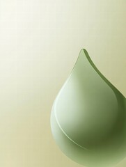 Fototapete - Easily customizable avocado shape mock up with visible seed and plenty of copy space for text placement. Generative AI