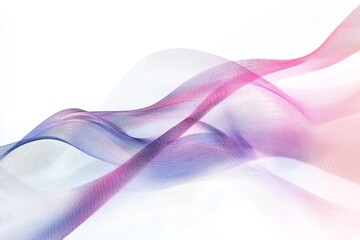 Poster - Explore this abstract background featuring smooth waves and a soft color gradient, perfect for modern design projects and digital media.