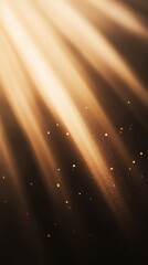 Poster - Experience a beautiful display of bright light rays creating a smooth background in warm tones. The ethereal glow adds a magical atmosphere, perfect for various creative projects.