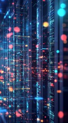Poster - Conceptual Illustration of Digital Network Data Flow in a Big Data Environment