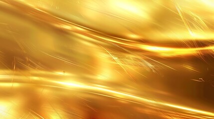 Poster - A swirling, abstract pattern in shades of gold.