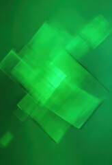 Aufkleber - Abstract Green Shapes Background Illustration