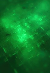 Poster - Pixelated Green Background