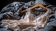 © สมเจตน์ หนูแก้ว - Elegant lace-trimmed nightgown on soft bedding cozy bedroom setting fashion photography intimate atmosphere
