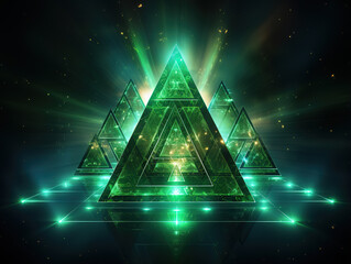 Wall Mural - Attractive Geomagnetic elegance a fascinating abstract background
