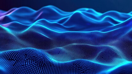Poster - technology background.blue tech digital abstract .abstract blue background