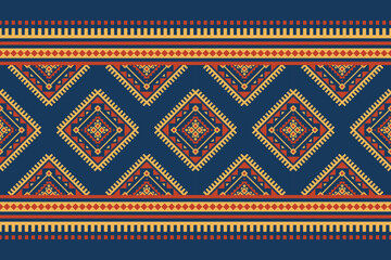 Wall Mural - Carpet ethnic tribal pattern art. Ethnic geometric seamless pattern. American, Mexican style. Design for background, illustration, fabric, clothing, carpet, textile, batik, embroidery.