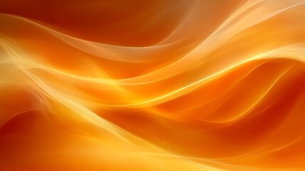 Abstract orange and yellow wave background.