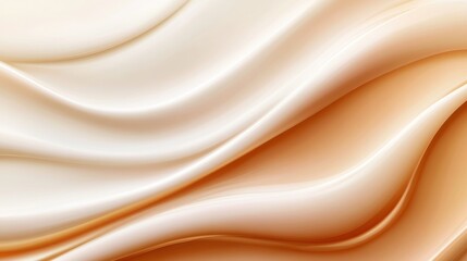 Poster - Beige to orange gradient background featuring a smooth, blurred design in a vector style.