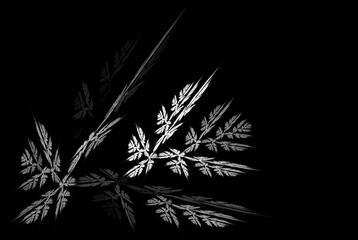 Poster - Computer generated fractal pattern and shape
